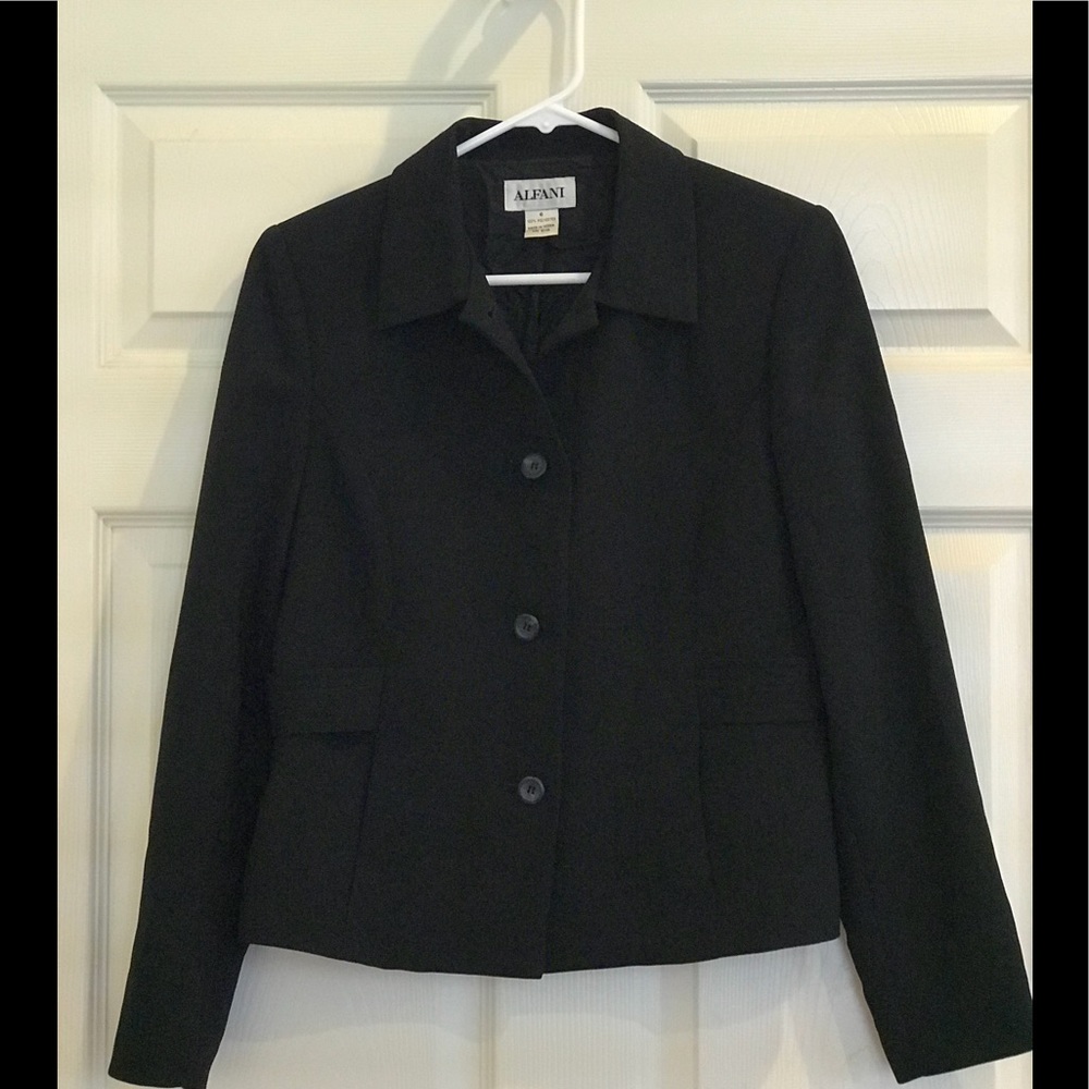 Alfani Lined Black blazer - Picture 3 of 9